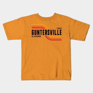 Lake Guntersville 80's Retro Kids T-Shirt